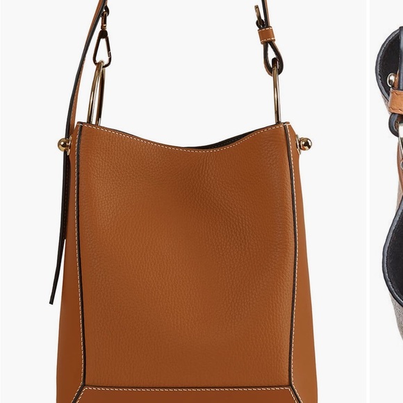 Strathberry Tan Crossbody Bag Midi Size - Picture 4 of 12